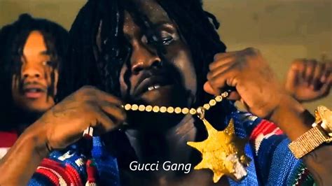 chief keef gucci jacket|Chief Keef – Gucci Gang Lyrics .